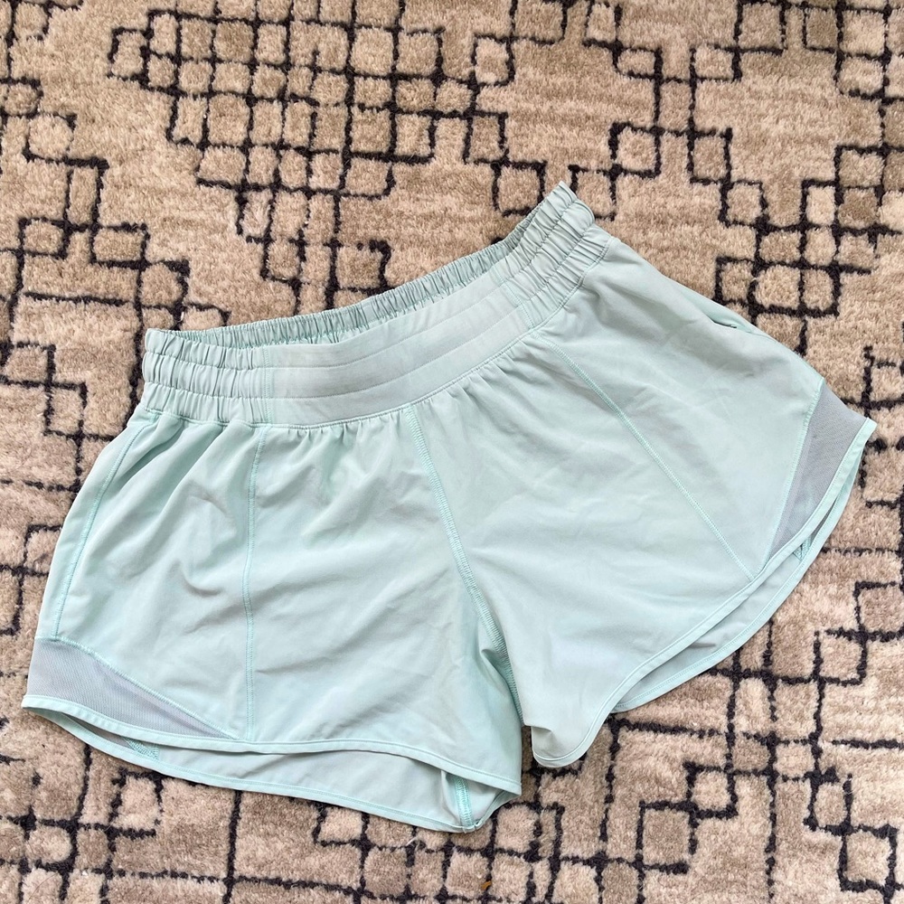 Light blue/mint Lululemon shorts size 6